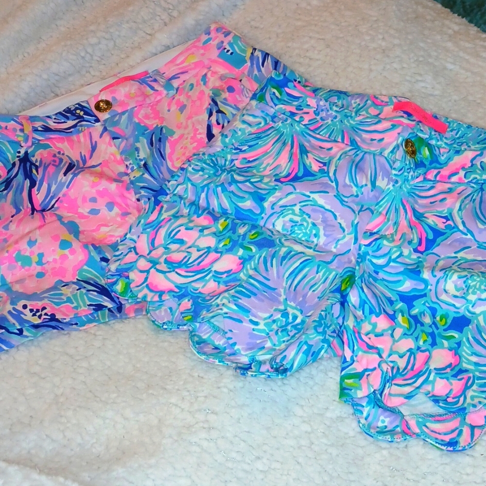 - 2 pair of Lily Pulitzer shorts